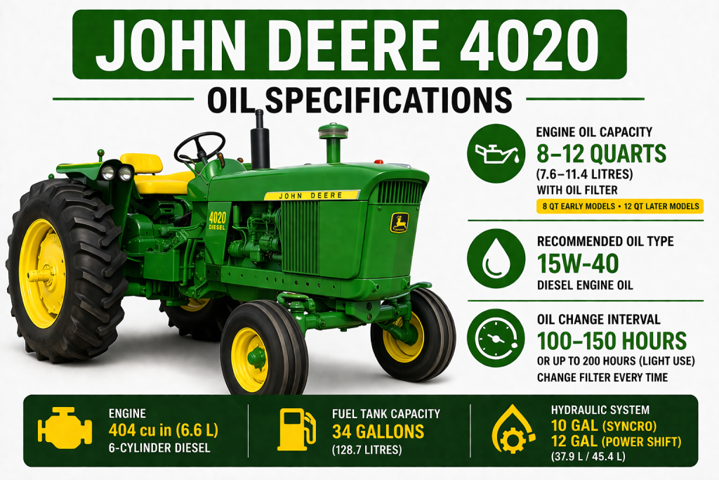 John Deere 1025r Oil Capacity
