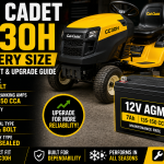 Cub Cadet CC30H Battery Size