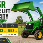 John Deere 1025R Loader Lift Capacity (120R) John Deere 1025R Loader Lift Capacity