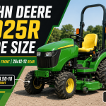 John Deere 1025R Tire Size