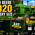 John Deere 2020 Battery Size (Group 24T) + Replacement Guide John Deere 2020 Battery Size
