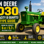 John Deere 2030 oil capacity