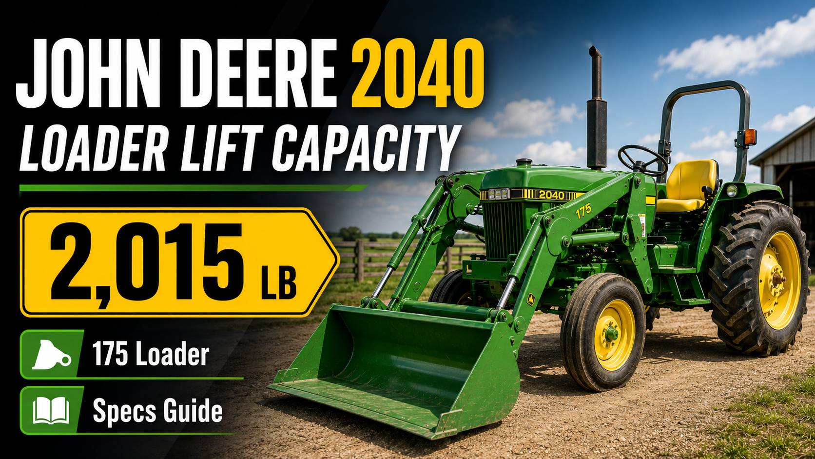 John Deere 2040 Loader Lift Capacity