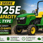 John Deere 3025E Oil Capacity