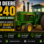 John Deere 4240 Oil Capacity