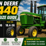 John Deere 4440 Tire Size