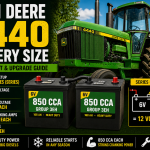 John Deere 4440 Battery Size