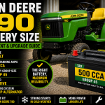 John Deere 790 Battery Size