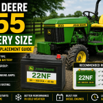 John Deere 855 Battery Size