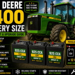John Deere 9400 Battery Size
