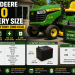 John Deere S110 Battery Size