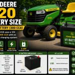 John Deere S120 Battery Size