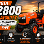 Kubota L2800 Oil Capacity