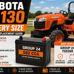 Kubota L3130 Battery Size